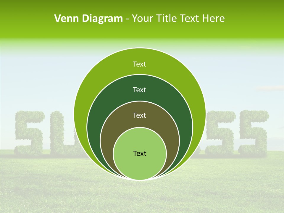 Hill Cleared Garden PowerPoint Template