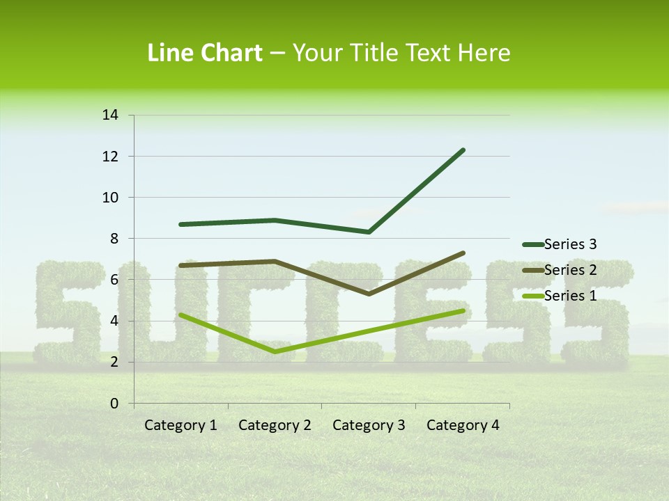 Hill Cleared Garden PowerPoint Template