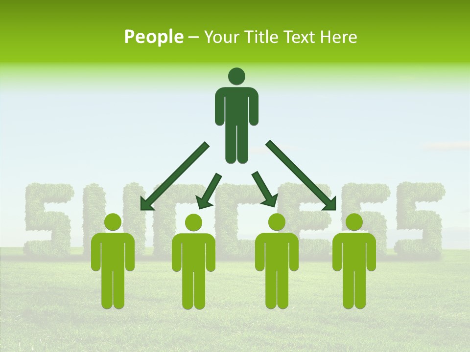 Hill Cleared Garden PowerPoint Template