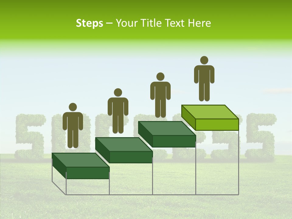 Hill Cleared Garden PowerPoint Template