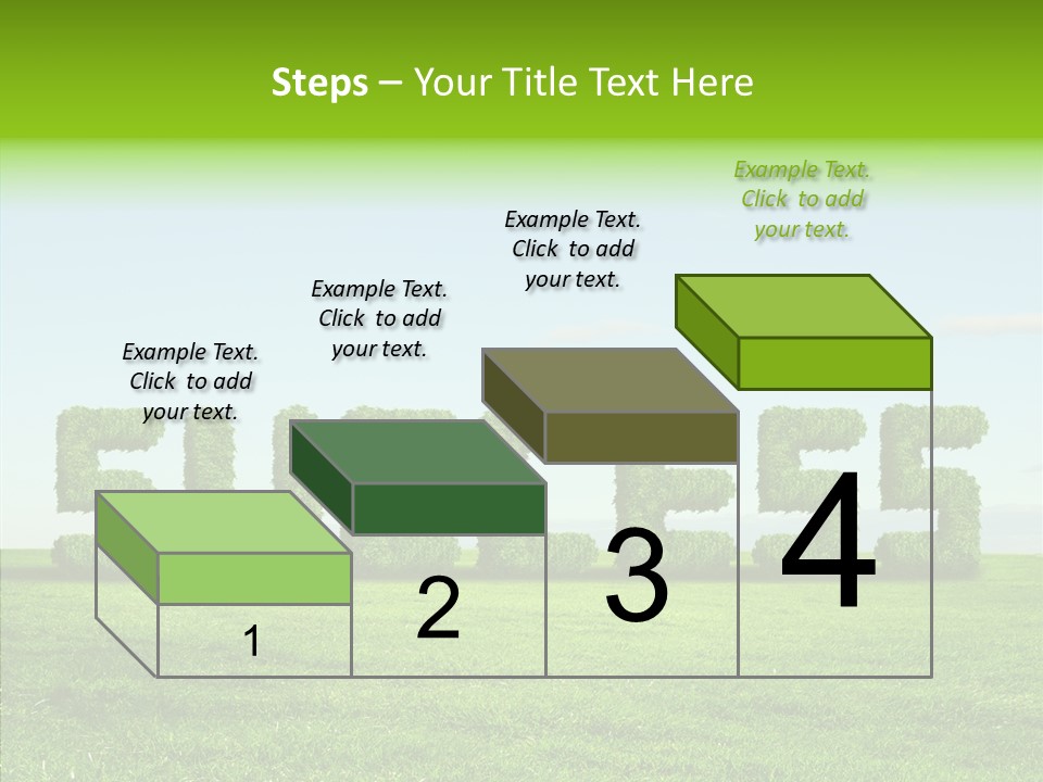 Hill Cleared Garden PowerPoint Template