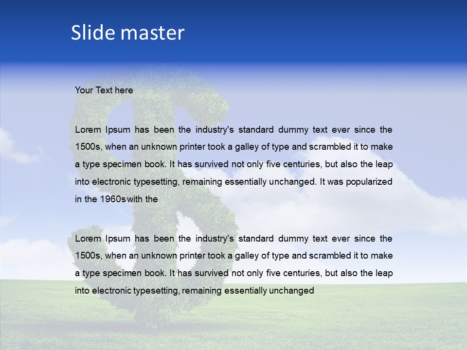 Goal Ecology Sport PowerPoint Template