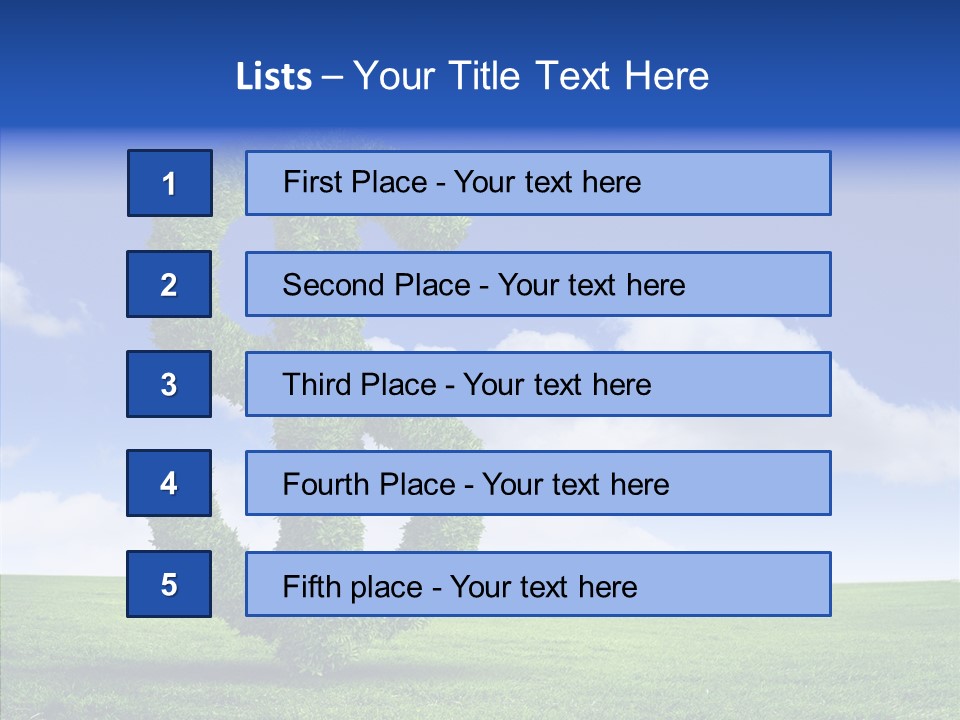 Goal Ecology Sport PowerPoint Template