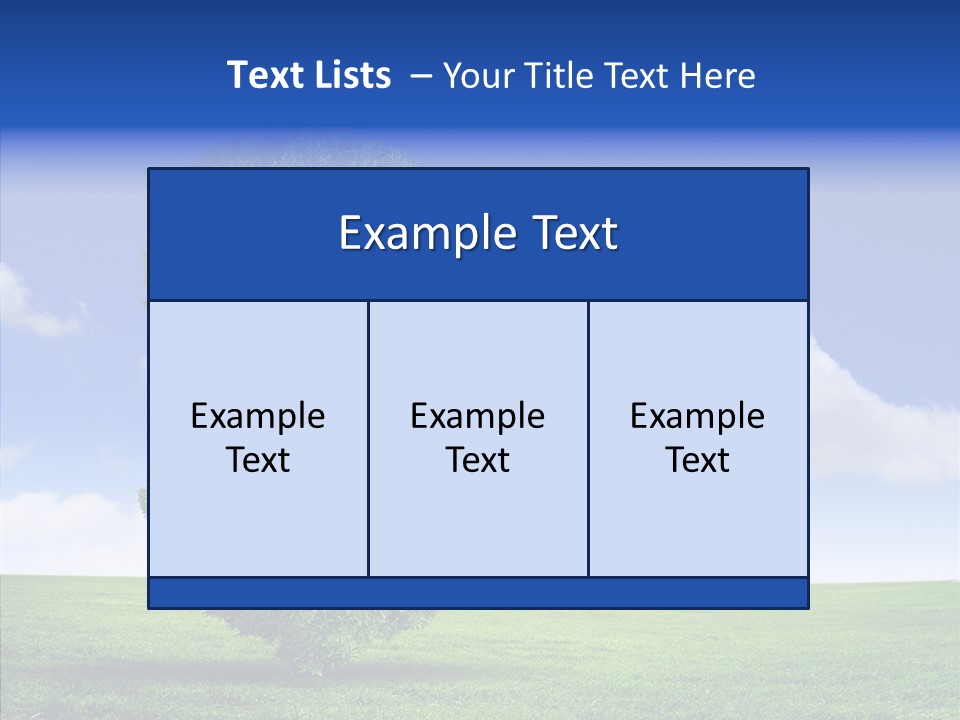 Goal Ecology Sport PowerPoint Template