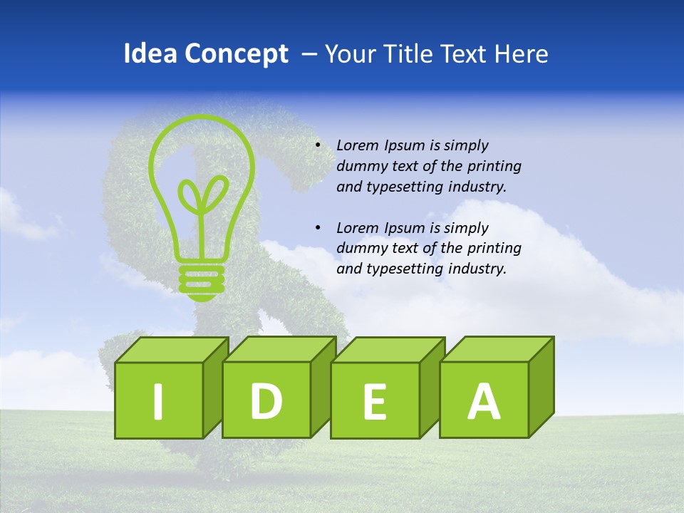 Goal Ecology Sport PowerPoint Template