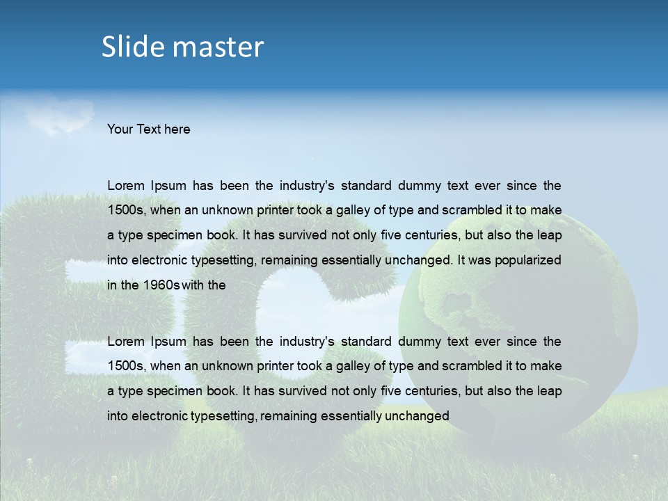 Protection South Letter PowerPoint Template