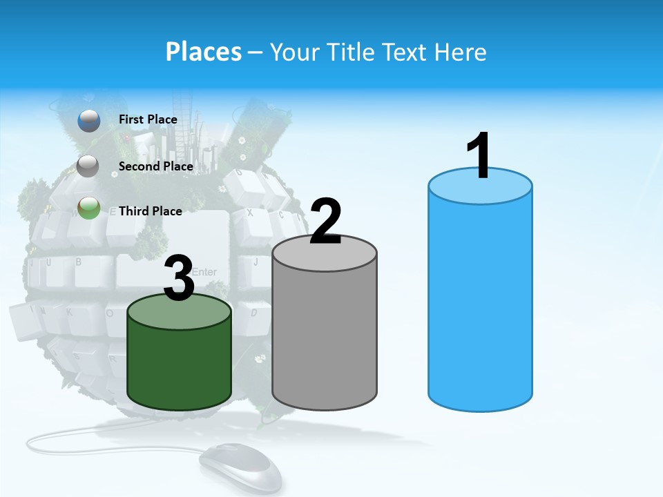 Sky Landscape Letter PowerPoint Template