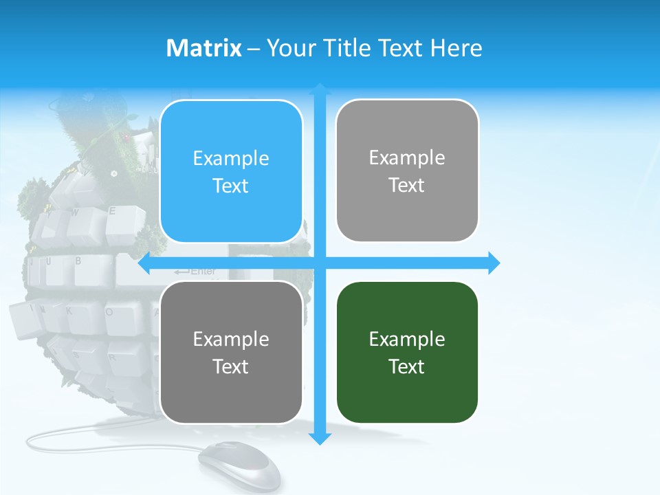 Sky Landscape Letter PowerPoint Template