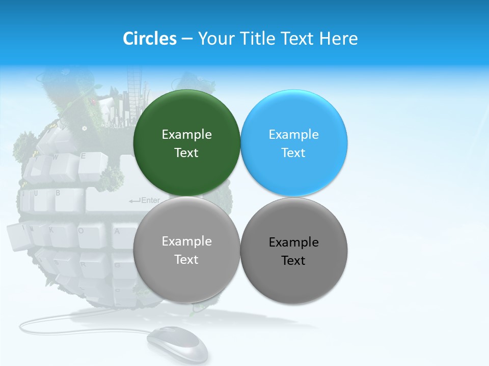 Sky Landscape Letter PowerPoint Template