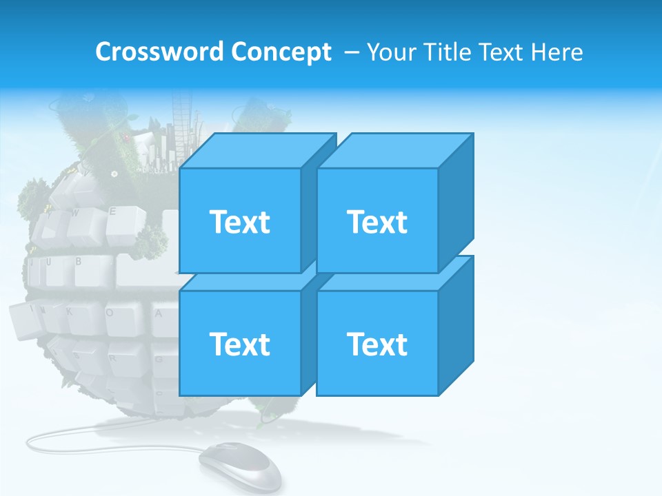 Sky Landscape Letter PowerPoint Template