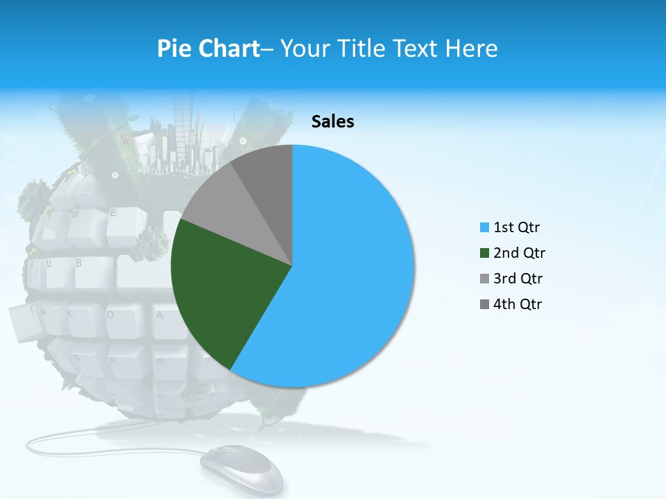 Sky Landscape Letter PowerPoint Template