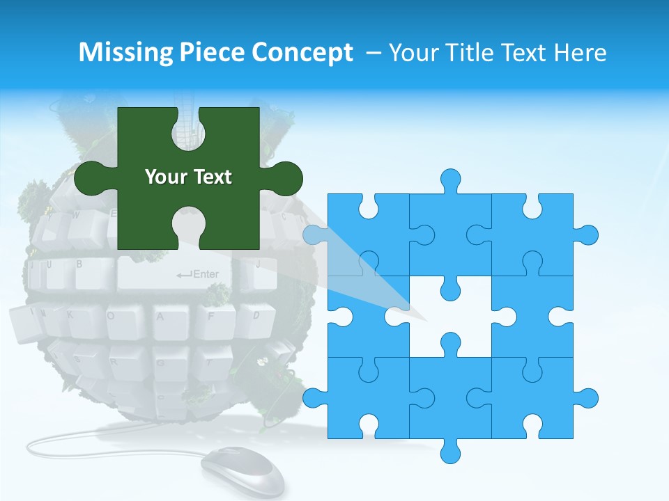 Sky Landscape Letter PowerPoint Template