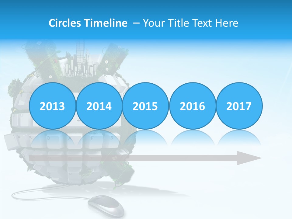 Sky Landscape Letter PowerPoint Template