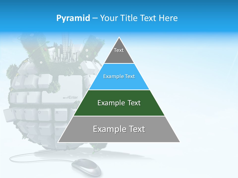Sky Landscape Letter PowerPoint Template