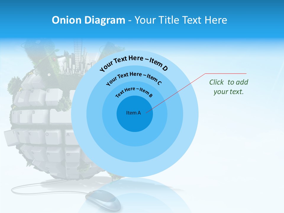 Sky Landscape Letter PowerPoint Template