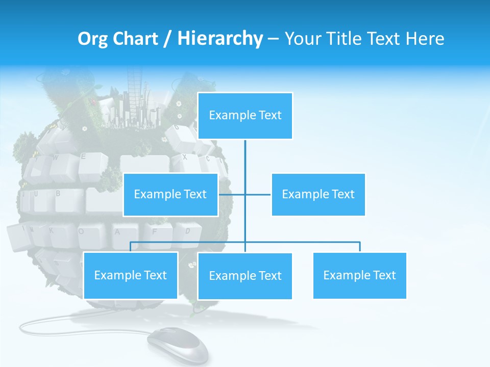 Sky Landscape Letter PowerPoint Template