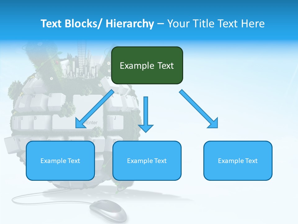Sky Landscape Letter PowerPoint Template