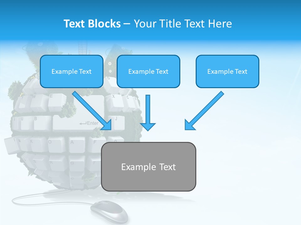 Sky Landscape Letter PowerPoint Template