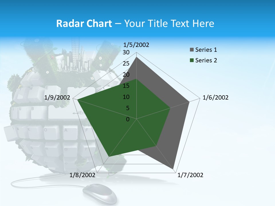 Sky Landscape Letter PowerPoint Template