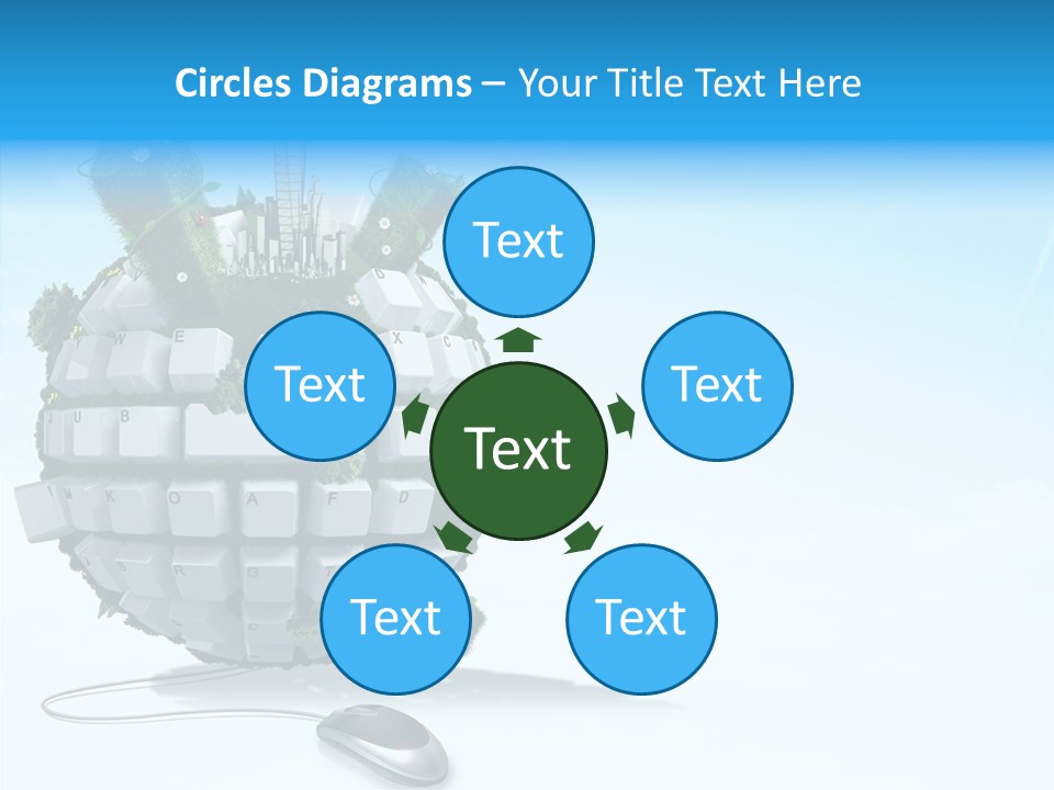 Sky Landscape Letter PowerPoint Template