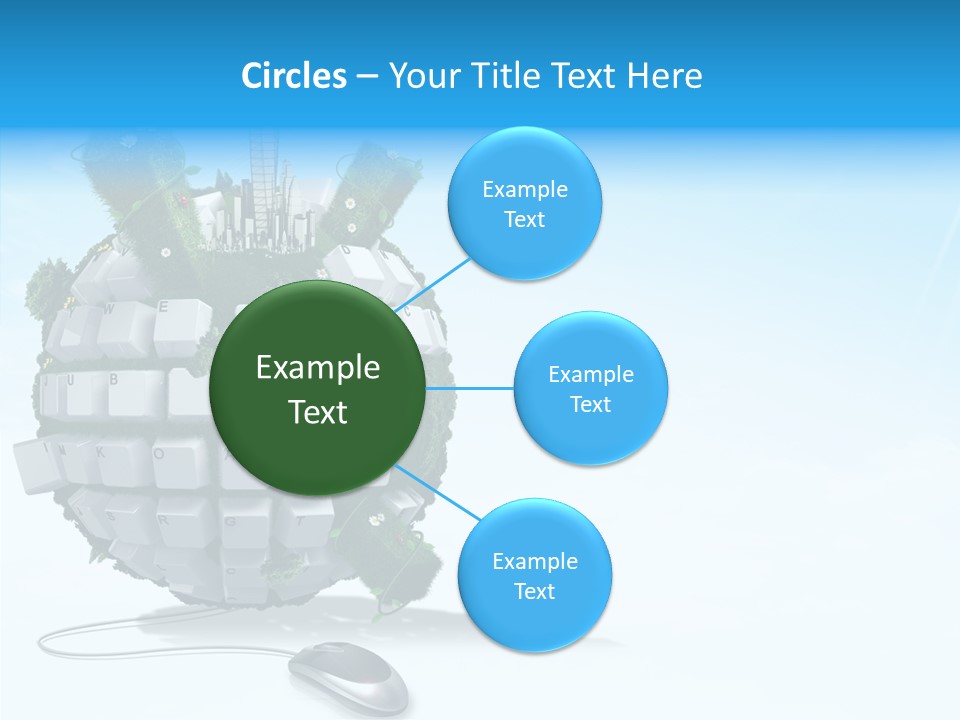 Sky Landscape Letter PowerPoint Template