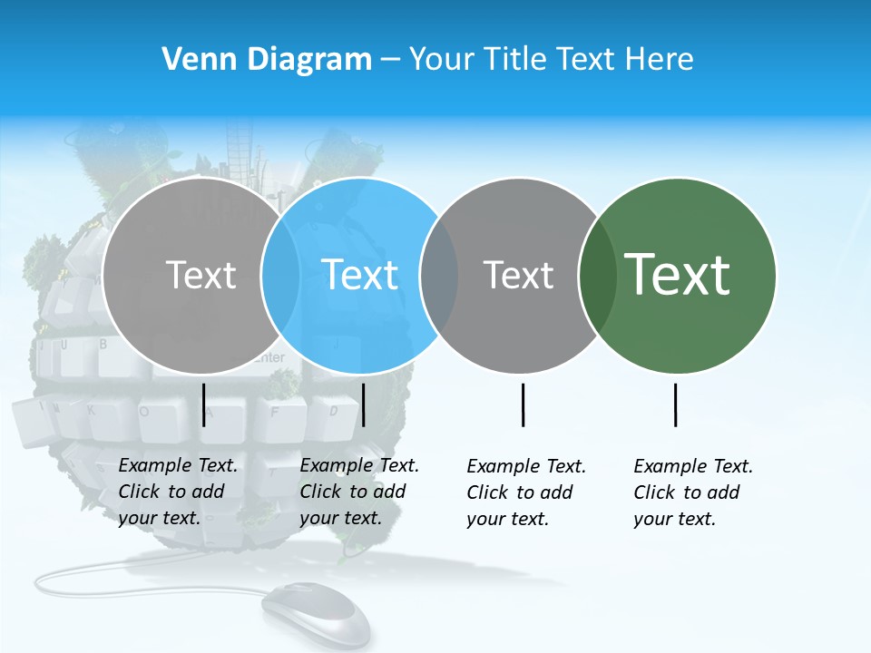 Sky Landscape Letter PowerPoint Template