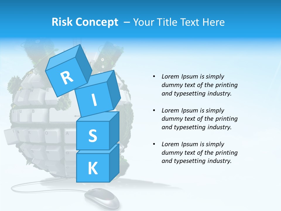 Sky Landscape Letter PowerPoint Template
