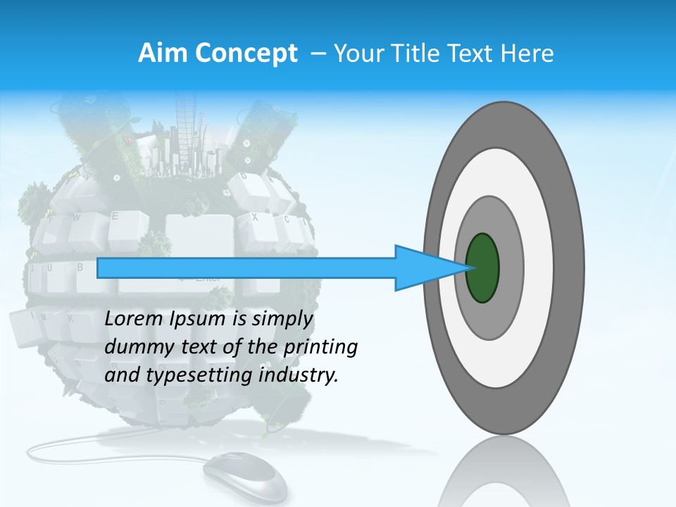 Sky Landscape Letter PowerPoint Template
