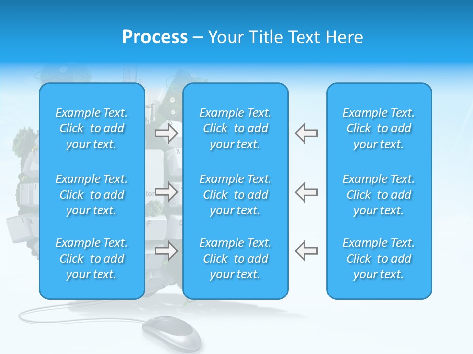 Sky Landscape Letter PowerPoint Template