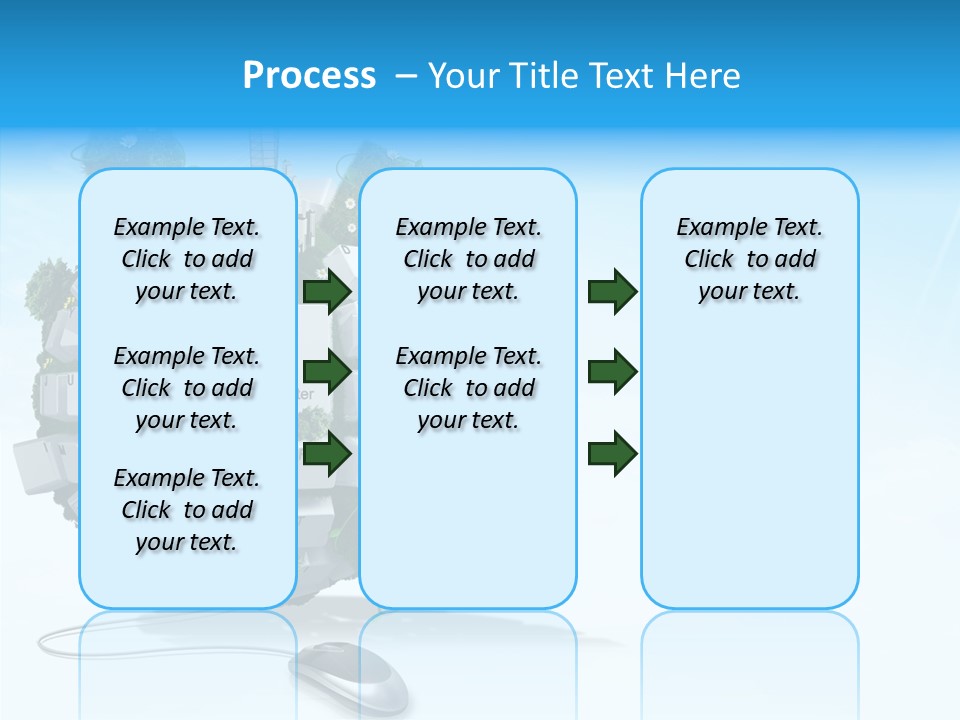Sky Landscape Letter PowerPoint Template