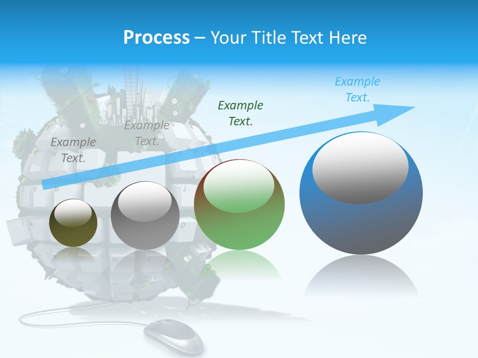 Sky Landscape Letter PowerPoint Template