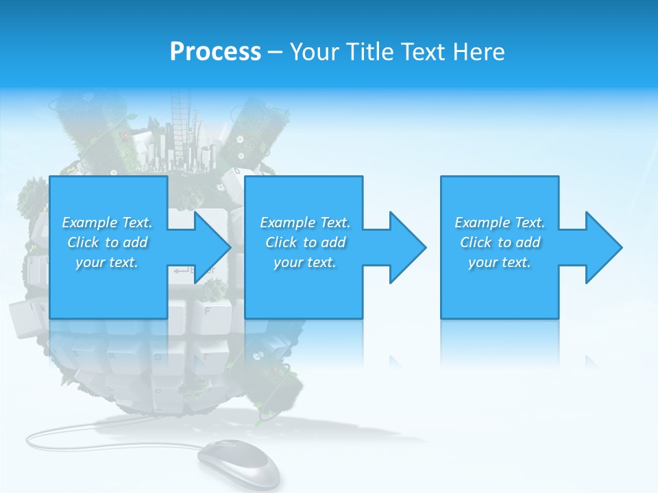 Sky Landscape Letter PowerPoint Template