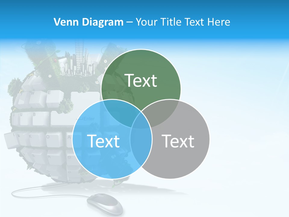 Sky Landscape Letter PowerPoint Template