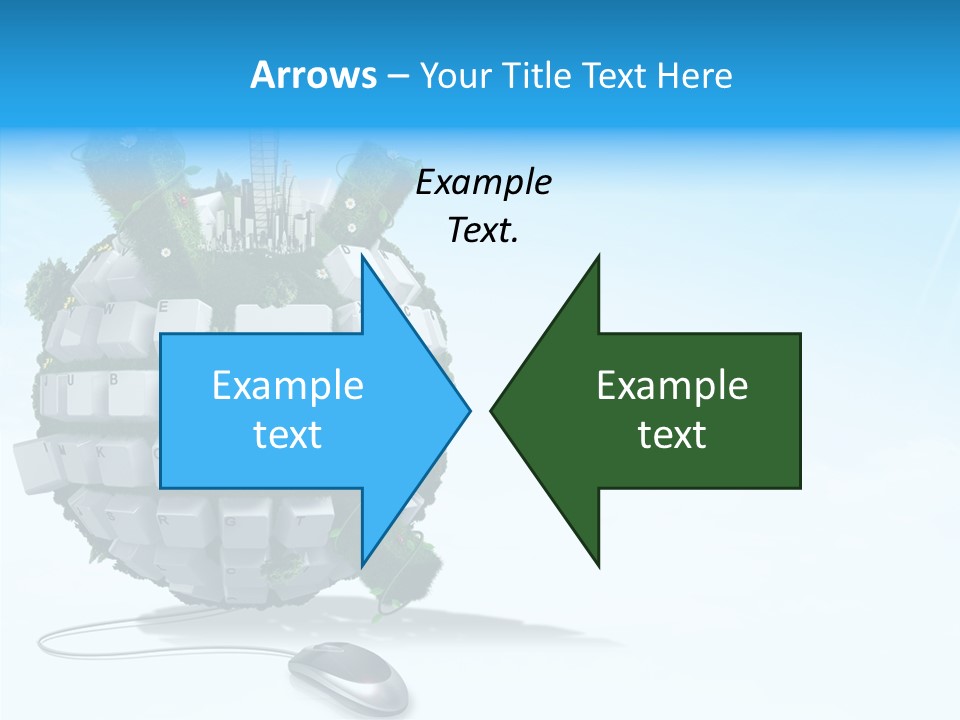Sky Landscape Letter PowerPoint Template