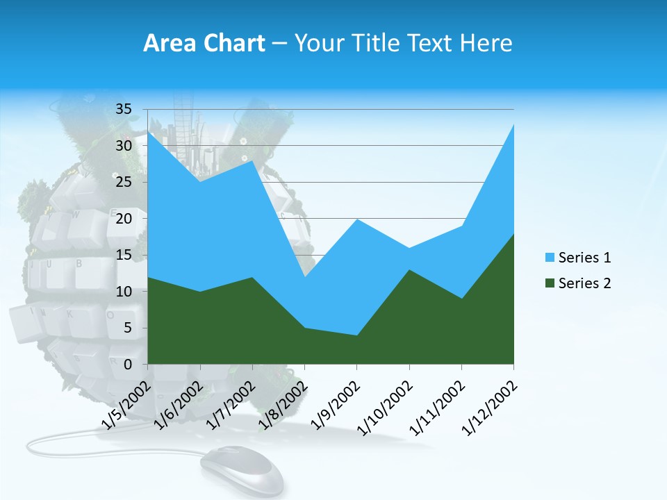 Sky Landscape Letter PowerPoint Template