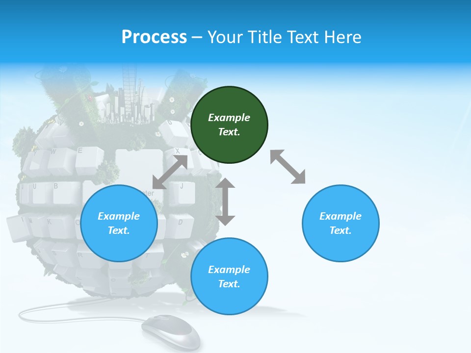 Sky Landscape Letter PowerPoint Template