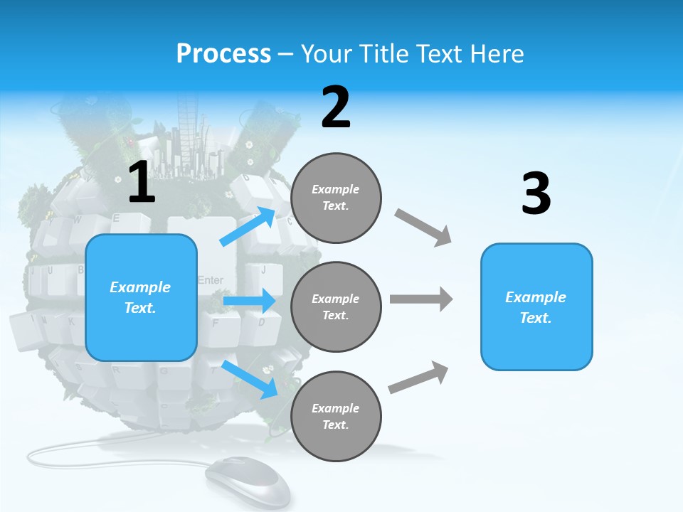 Sky Landscape Letter PowerPoint Template