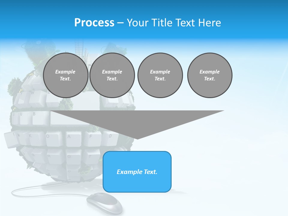 Sky Landscape Letter PowerPoint Template