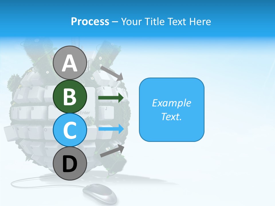 Sky Landscape Letter PowerPoint Template