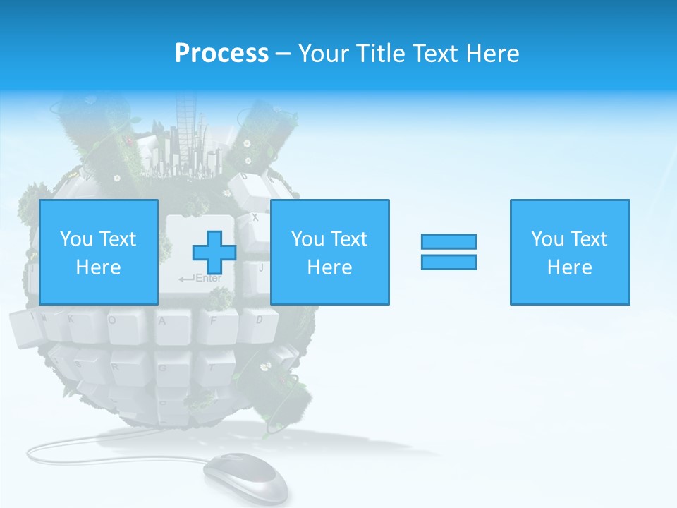 Sky Landscape Letter PowerPoint Template
