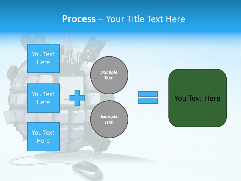 Sky Landscape Letter PowerPoint Template
