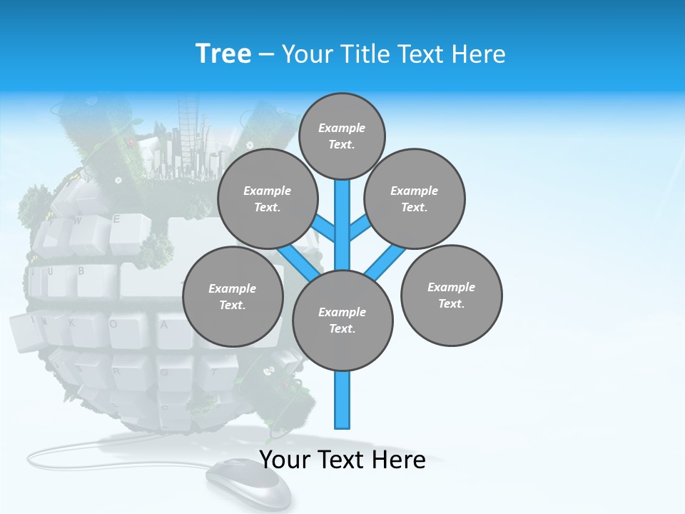 Sky Landscape Letter PowerPoint Template