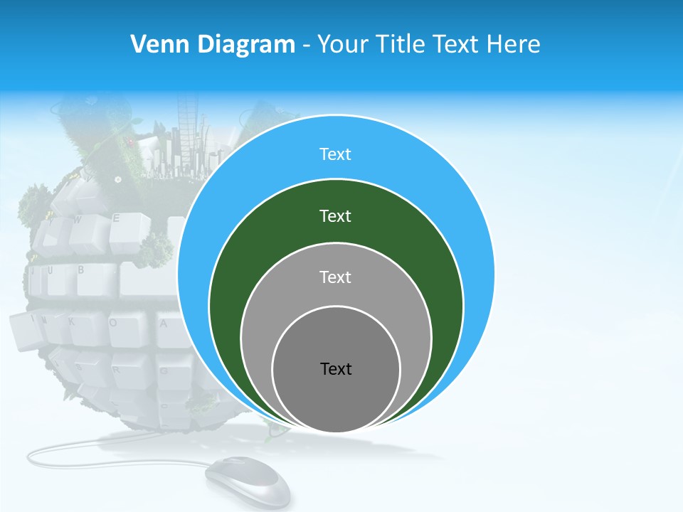 Sky Landscape Letter PowerPoint Template