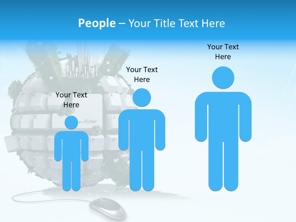 Sky Landscape Letter PowerPoint Template