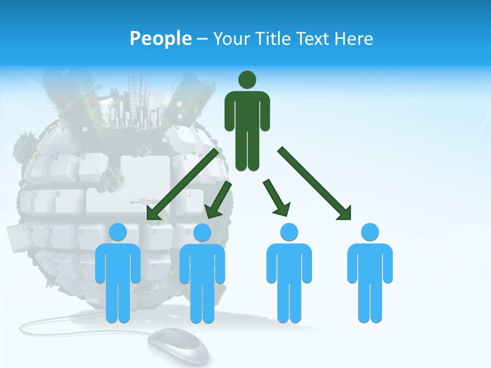 Sky Landscape Letter PowerPoint Template