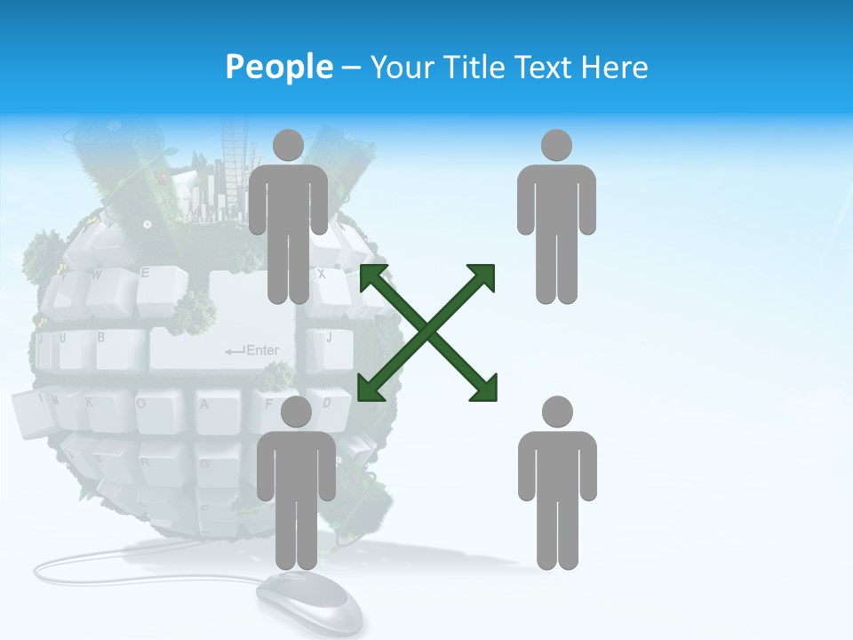 Sky Landscape Letter PowerPoint Template