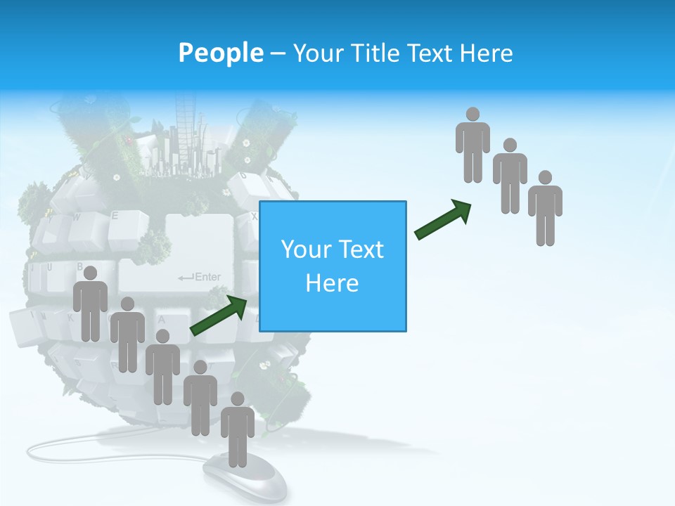 Sky Landscape Letter PowerPoint Template