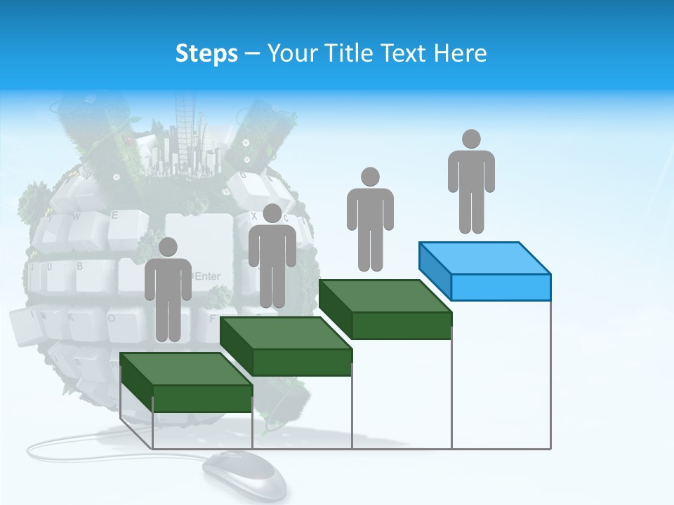 Sky Landscape Letter PowerPoint Template