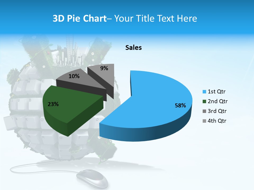 Sky Landscape Letter PowerPoint Template