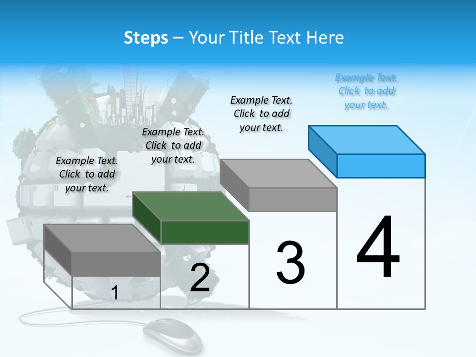 Sky Landscape Letter PowerPoint Template